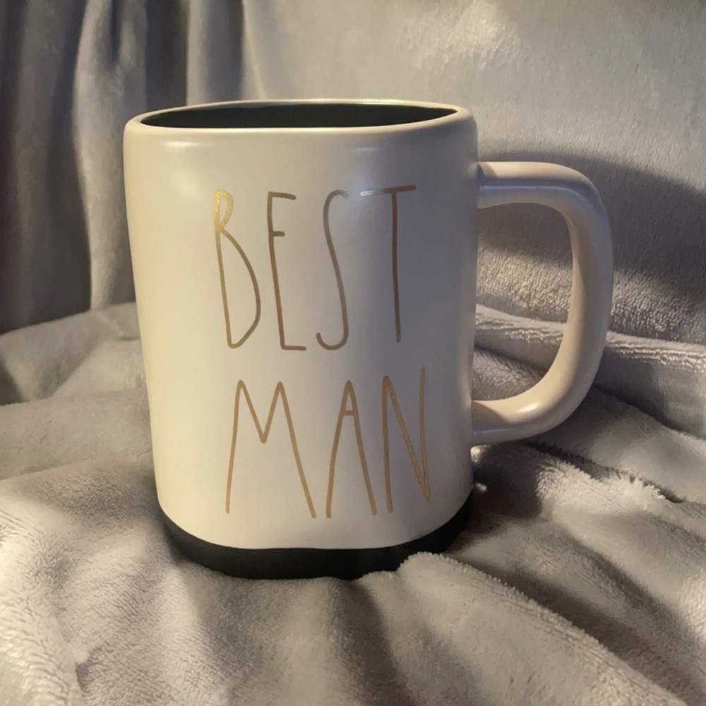 Rae Dunn “Best Man” Ceramic Mug